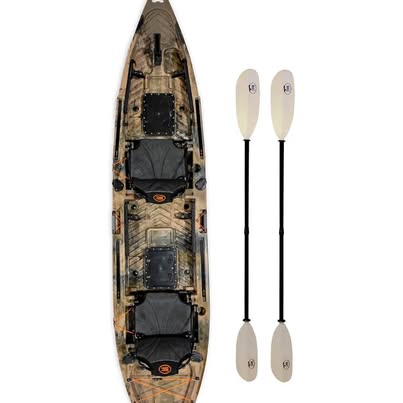 Brooklyn Tandem Kayak 13.0 Pro Fishing 2-3 Person Camo