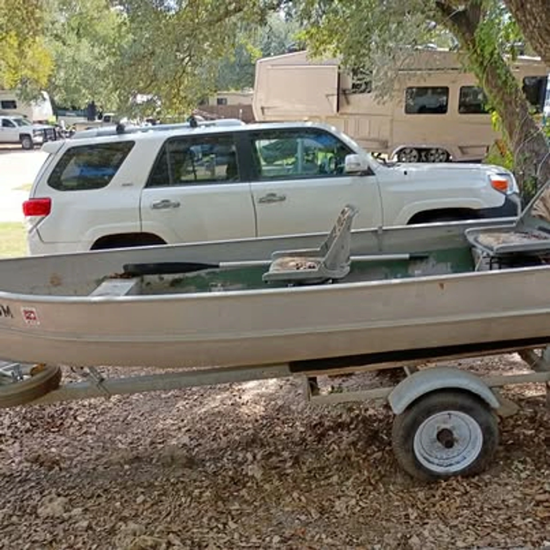 1957 Meyers Aluminum V Hull Boat